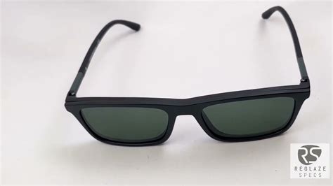 armani glasses with magnetic sunglasses.